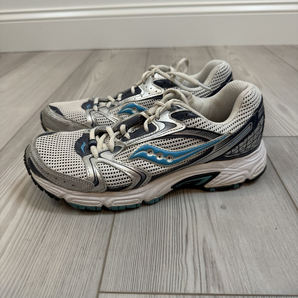 Saucony Oasis 2 Women's Running Shoes Training Gym Gray Blue Size 9 S15209-2